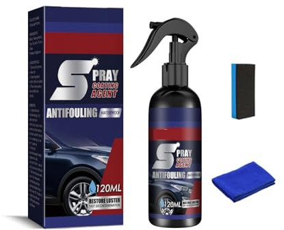 Sprays de Polissage pour Voiture,Polish Voiture Hydrophobe,Revêtement en Céramique de Voiture,Revêtement de Voiture Rapide Haute Protection,Auto Coating Spray pour La Protection De La Voiture,120ml
