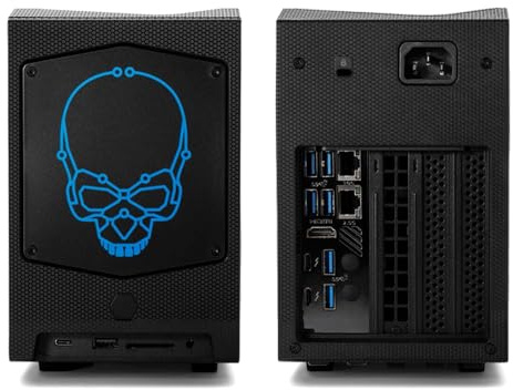 PC de Jeu Intel NUC 12e génération NUC12DCMi7, processeur Core i7-12700 de 12e génération jusqu'à 4,9 GHz Turbo Intel UHD Graphics 770 WiFi 6E Thunderbolt 4 Boîtier ITX, Barebone