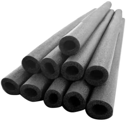 Correa 12 Fundas de Espuma para Poste de Trampolín, Reemplazo de Acolchado de Trampolín, Fundas Protectoras para Trampolín, Tubo de Espuma Negro