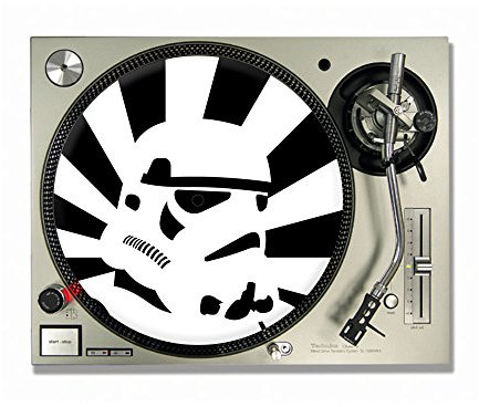 Stormtrooper Estroboscopio de vinilo para DJ, alfombrilla deslizante/esterillas antideslizantes de 30,5 cm o 17,8 cm (30,48 cm)