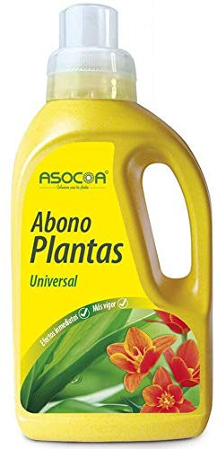 ASOCOA COA103 Abono Plantas Verdes (universal) 1 litro, Amarillo, Universal
