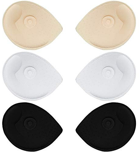 TopBine Bra Pads Inserts Women's Sports Cups Bra Replacement Insert for Bikini Swimsuit (M)