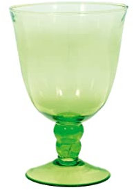 GreenGate GLAWINLI3506 Weinglas grün groß 15,5 cm (1 Stück)