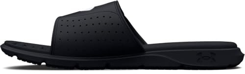 Under Armour Men's Ignite Pro Slide, (001) Black/Black/White, 10, US