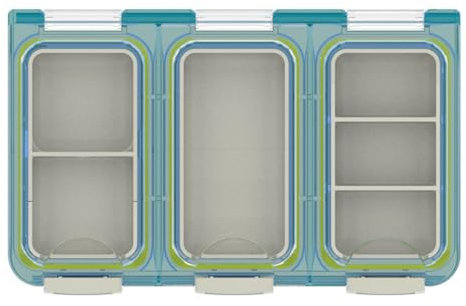 Fishing Tackle Box, 1 Stück Wasserdicht Angelzubehör Box, Kunststoff Aufbewahrungsbox für Blinker, Wobbler, Angelköder und Haken