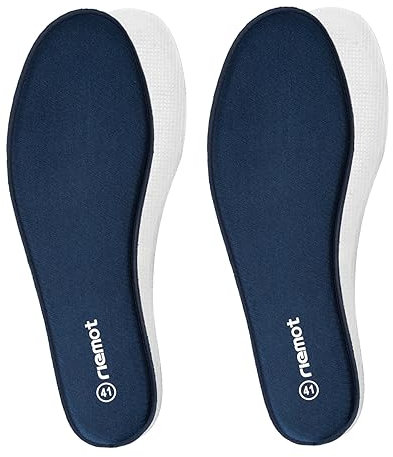 riemot 2 Paar Memory Foam Einlegesohlen für Herren Komfort Einlegesohlen Weich Schuheinlagen für Sneaker Arbeitsschuhe Stiefel für Sport Freizeit und Beruf,Blau Gr.43