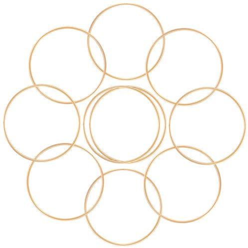 PRETYZOOM 10stücke Metallring Für Traumfänger Silberfarben DIY-traumfänger-zubehör Geeignet Für Mandalas Und Spirituosen