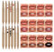 2-in-1 Double Head Matte Cream Lipstick & Lip Liner, Waterproof Lip Liner and Lipstick Shape & Colour Lips, Sweatproof No Smudge Long-Lasting Moisturizing Smooth Highly Pigmented Makeup