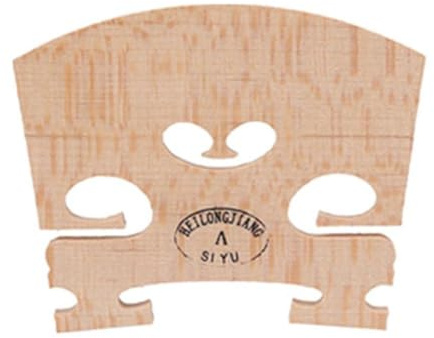 MoSundi Lot de 10 chevalets de violon de type standard pour violons de taille 4/4, 3/4, 1/2, 1/4, 1/8, en bois, accessoires pour violon 45751