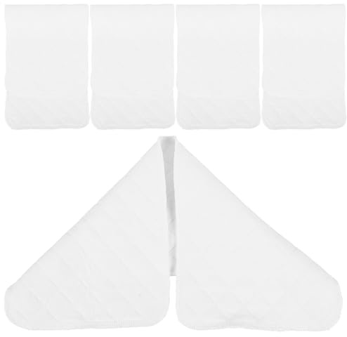 Toddmomy Paños para Eructar de Algodón para Bebés Recién Nacidos, 5 Piezas Reutilizables de Triple Capa, Suaves, Absorbentes y Seguros para Piel Delicada