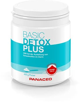 Panaceo Basic Detox plus: Veganes Medizinprodukt, zur Entgiftung des Darms, Pulver, 2-Wochen-Kur, 400 gr.