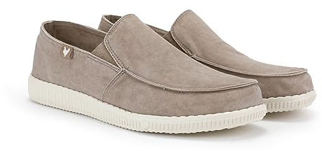 WALK IN PITAS | WP150 Slip ON Washed | Mocasines de Hombre | Náuticos Casual | Zapatillas de Tela | Zapatos sin Cordones | Deportivas Casuales | Calzado de Walkinpitas