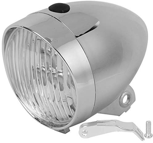 Joyzan Phare Avant De Vélo Vintage, Phare Style Classique Pour Vélos Rétro Phare Avant Avertissement Sécurité avec Support de Fixation et Vis Accessoire Cyclisme pour Trajets Urbains Tournées Aventure