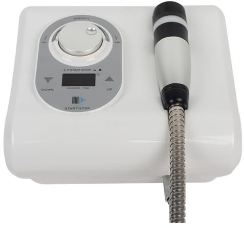 RF Skin Tightening Device, Radio Frequency Facial Massager, Pore Shrinking Facial Beauty Instrument with Hot Cold Compress Reduce Fine Lines