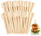JSKWIKE 100 Pcs Brochettes De Bambou Barbecue12cm Bâton de Bambou Barbecue Brochettes Bambou Naturel Bambou Bois Brochette pour Grillades Cocktails Barbecues Collations