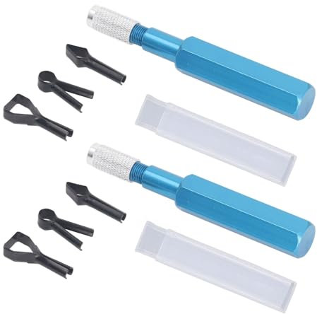 Cuchillo para Cortar de Alta Calidad, Cuchillos para Alfombras, Raspador de Mango Suave, Utensilio de Pvc, Herramientas de Cocina, Aleación Hss, 4 Uds. En Plástico Elegante y