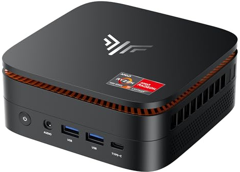 NiPoGi Pinova P1 Mini PC AΜD Ryzen 4300U W11 Pro(4C/4T,3,7GHz,Mieux que 3500U/3200U/N150)16Go DDR4 RAM+512Go SSD,4K Triple Display(HDMI 2.0+Type-C+DP1.4) WiFi5/BT4.2/LAN Ordinateur de Bureau Éducation