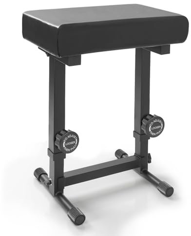 OUUTMEE Keyboardhocker, höhenverstellbar, digitaler Klaviersitz, rutschfest, für Tastaturen, Synthesizer und digitale Klaviere (schwarz)