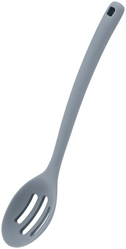 Judge Silicone Kitchen Tools, Slotted Spoon, Dishwasher Safe, Non-Slip Handle, Suitable for Non-Stick Surfaces