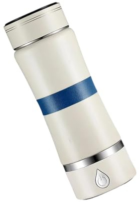 AMISENK Bouteille d'eau rechargeable par USB avec technologie d'électrolyse - 360 ml - Professionnel - Générateur d'ions d'hydrogènes - Pour la santé