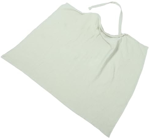 Verde Delantal Algodón con Aro, de Lactancia para Bebés | Cobertura Ligera y Plegable, Uso en Público Casa, Accesorio para Madres y Bebés