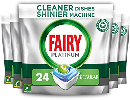Fairy Platinum All-In-One Dishwasher Tablets Bulk, 120 Tablets