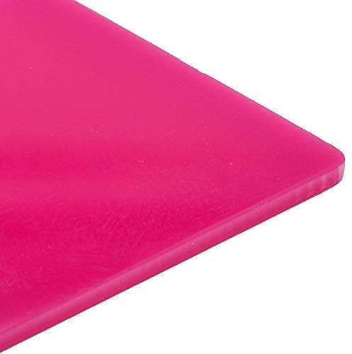 3 mm en plexiglas Rose Magenta Brillant moulé Feuille de Plastique Acrylique 16 Tailles au Choix, Rose, 297mm x 210mmm / A4