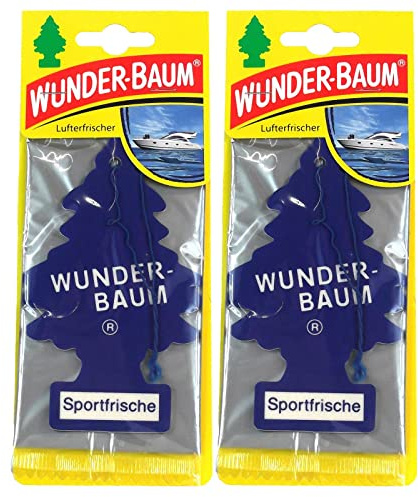 2 X Miracolo Albero Sport Frische Orginal Deodorante Profumo Albero veicolo Profumo 1 PZ