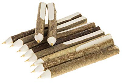 unzutreffend Werbeartikel 50 PCS Astkuli Astkugelschreiber,ökologische Stift,Holz Kugelschreiber,Naturstift, Rustikal, Handgefertigter