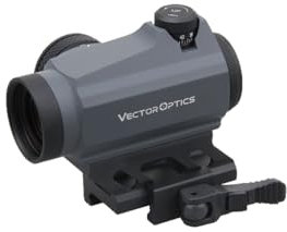 Vector Optics SCRD-GY12 Maverick-II 1x22 GRA Rotpunkt Visier für Sport, Airsoft, Jagd und Luftgewehr - Red-Dot zum Zielen