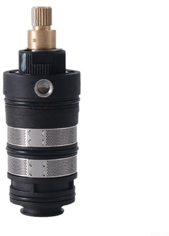 Zoegneer Cartuccia di ricambio per termostato in ottone, valvola termostatica solare, valvola di controllo della temperatura calda e fredda, per la casa (H3)