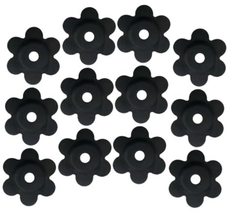 ANDRESLAD 12piezas Soporte De Bandera De Jardín Antideslizante De Tapones De Resistente para Jardín Accesorios para Mantener Banderas El Exterior