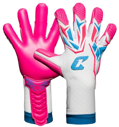CATCH&KEEP ViVor Torwarthandschuhe – Profi Fußballhandschuhe für Jugendliche & Erwachsene (Größe 5-12) – 4mm Octopus Grip für maximalen Halt bei Regen & Nässe – Hybrid Cut – Atmungsaktiv & flexibel