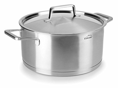 Lacor 45020 gryta med lock Foodie, silver