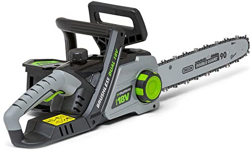 Murray IQ18DCS Dual 18V (36V) Lithium-Ion Cordless Chainsaw, Powered by Briggs and Stratton, Body Only, 36V 1200W Brushless Motor, 5 Years Warranty, 1697264, 35 cm