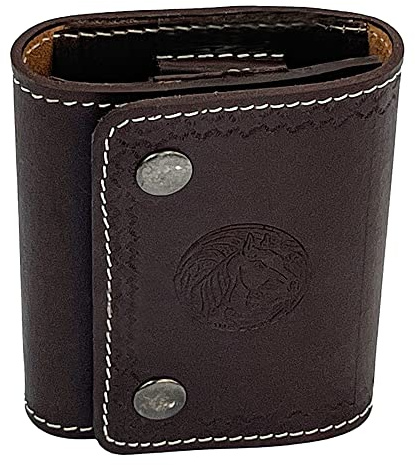 Hulara Leder .222, 223Remington und 5,56 NATO Munitionsträger Brieftasche Patronentasche Schrotpatronen Schleuder Munitionshalter Gewehrpatronenhalter Tragegurt 22 Kaliber Munitionstasche (Braun)