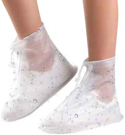 ZKGYUS Couvre-chaussures imperméables, Couvre-chaussures réutilisables, Couvre-chaussures lavables, Léger, Antidérapant, Protection des chaussures, Pour les jours de pluie(Tailles 36-37)