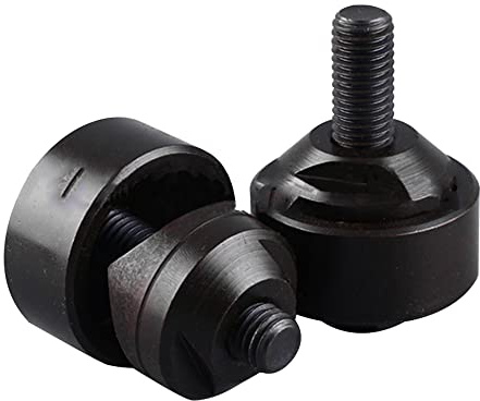 TopHomer Perforatrice esagonale per lamiera 16-50 mm perforatore di fori in lamiera di acciaio esagonale interna ed esterna per tagliare lavello piastre in acciaio (esagono esterno, 30 mm/1.18)