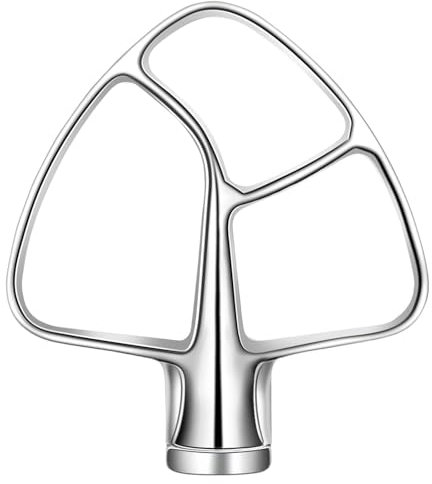 MISUVRSE Frusta piatta per 4,5-5QT K45SS KSM150 KSM152 KSM165 Tilt-Stand Mixer Allegati Cucina Paddle Cottura Pasticceria