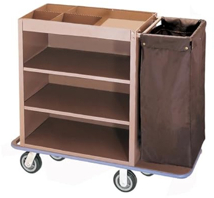 Carrello per Hotel, Carrello per la Pulizia, Carrello per la Pulizia con Ruote, per la Governante, Il Custode, Il manutentore, organizzatore di Forniture su Ruote,Extended