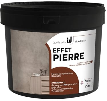 ID ENDUIT EFFET PIERRE CALCAIRE 10KG PARIS