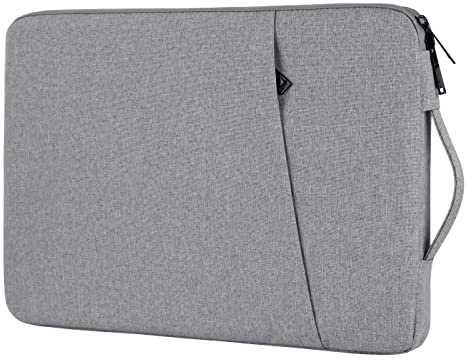 Chelory 16 17 Inch Laptop Sleeve Bag for Notebook Ultrabook Chromebook, 16-17 Lenovo HP Asus Acer Dell Computer Shockproof Protective Bag Cover Carrying Case with Accessory Pocket and Handle, Gray