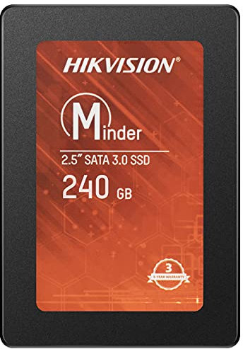Hikvision SSD Interna de 240 GB, 2,5 Pulgadas, SATA III, 3D NAND hasta 560 MB/s, SSD Interna para Ordenador portátil, Ordenador, PC - MinderS