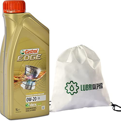 Castrol Edge 0W-20 C5 Olio motore auto benzina diesel lubrificante con Portachiavi Cavatappi conf. 5x1lt