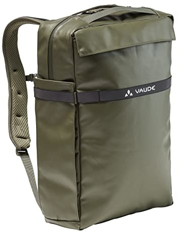 VAUDE Fahrrad 2in1 Hinterradtasche und Rucksack Mineo Transformer Backpack 20 Liter, khaki, Einheitsgröße