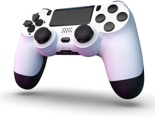 CSWXIO Manette sans Fil pour PS4, Controller avec Prise Audio, Compatible avec PS4/ Slim/Pro