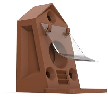 BEESI Hummelklappenvorbau für Hummelhotel I Wachsmottensperre I Hummelklappe für Hummelhaus