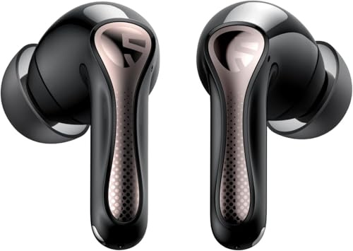 SoundPEATS Air5 Pro Cuffie Bluetooth 5.4 In-Ear, ANC Ibrido Fino a 55 dB, Hi-Res Audio LDAC aptx Lossless, 6 Microfoni CVC 8.0, 37 Ore Batteria Ricarica Rapida, Multipoint, IPX5, App