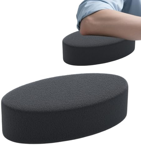 Mimoqk Poggia gomito imbottito per ufficio, da scrivania in schiuma di memoria per braccia e bracci, ergonomico in schiuma di memoria per casa, scuola, studio, giochi di sequestro