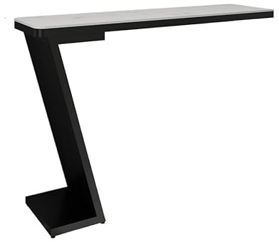 Bartabeller Rektangulärt högt bord for trånga utrymmen Barbord med robust metallram Bar Bordets Högbord(180 * 40 * 105cm)